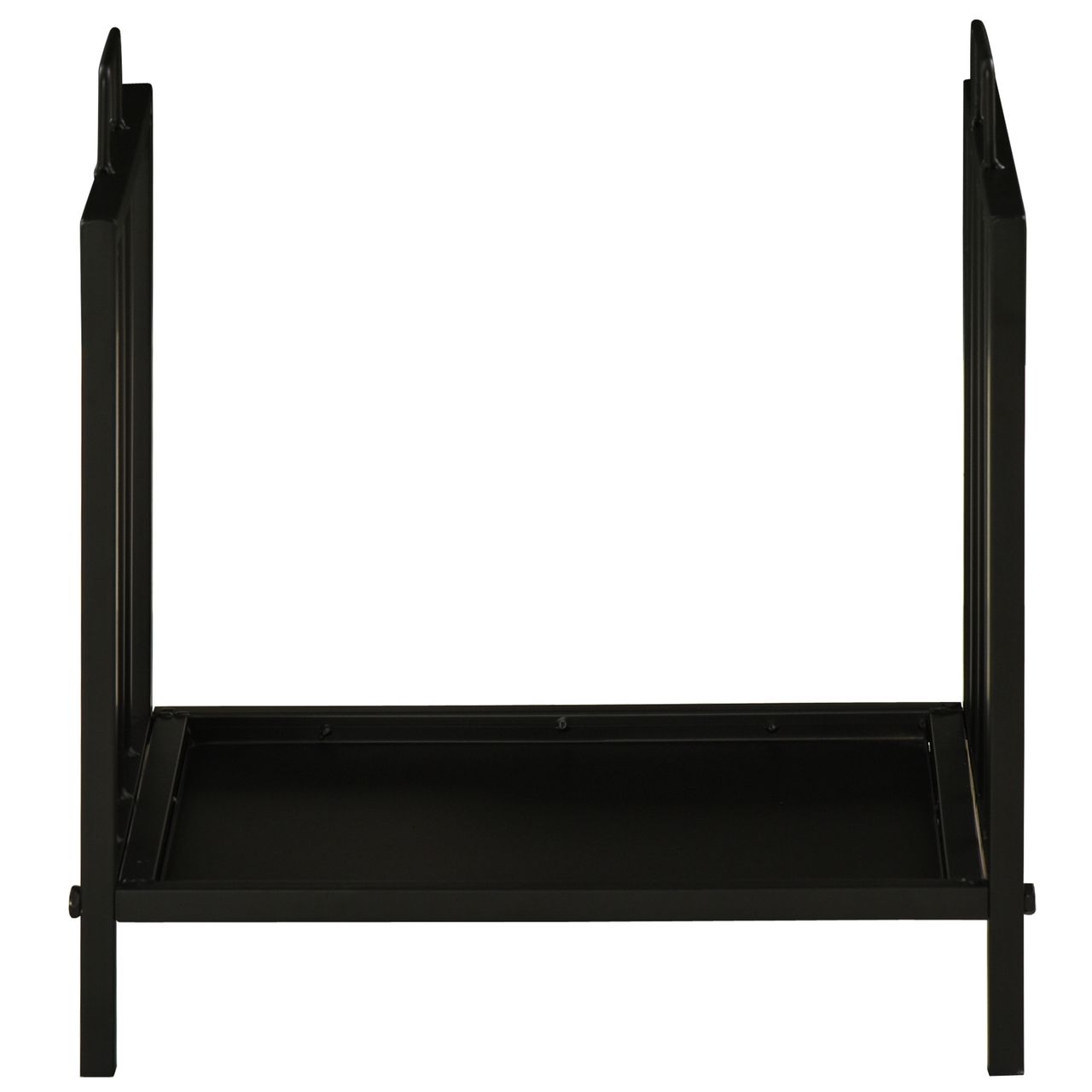 HOMCOM Outsunny Kaminholzregal Kaminholzständer mit zwei Griffen Kaminbesteck 50 kg belastbar
