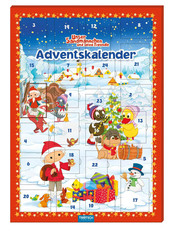 Trötsch Magnet-Adventskalender 