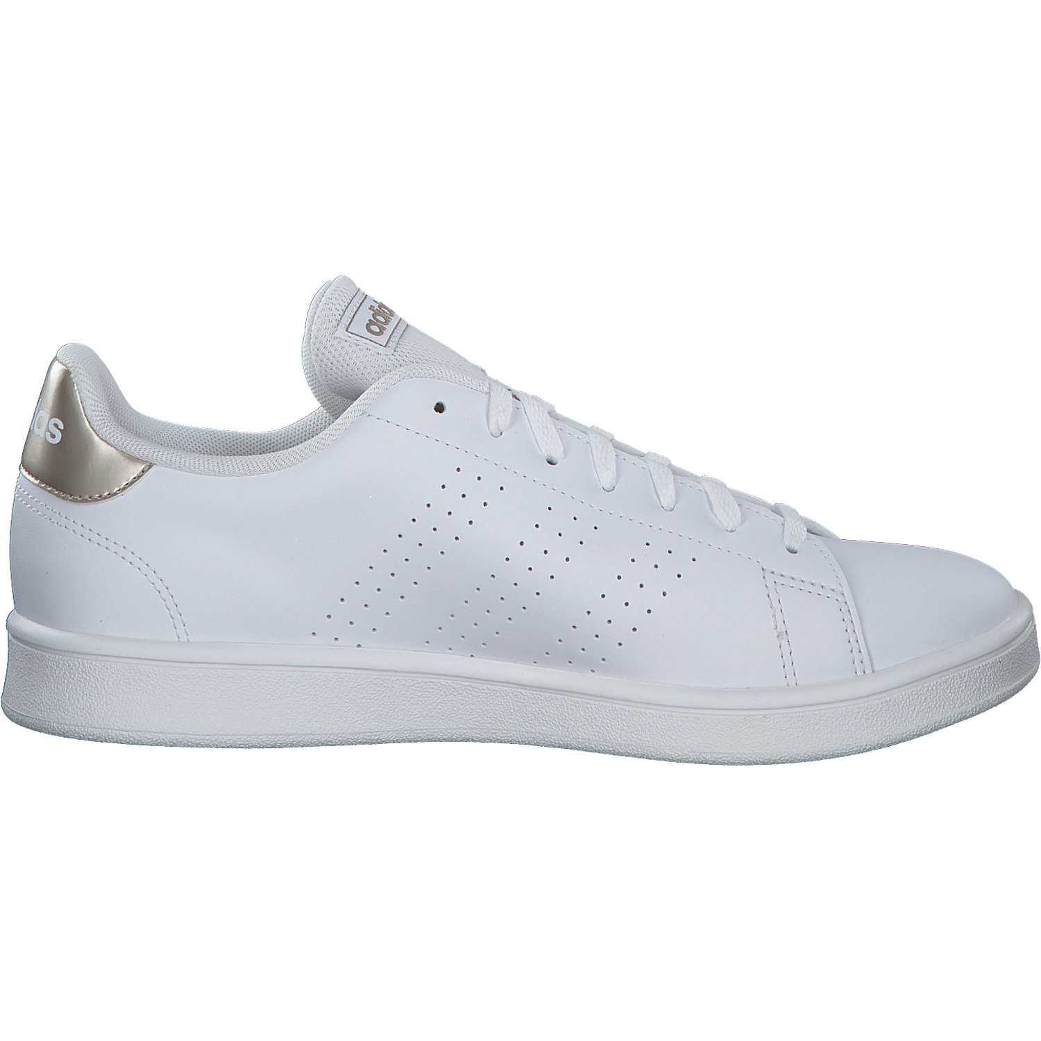 Adidas Advantage Base W, Schnürschuhe, Damen, white/champ met