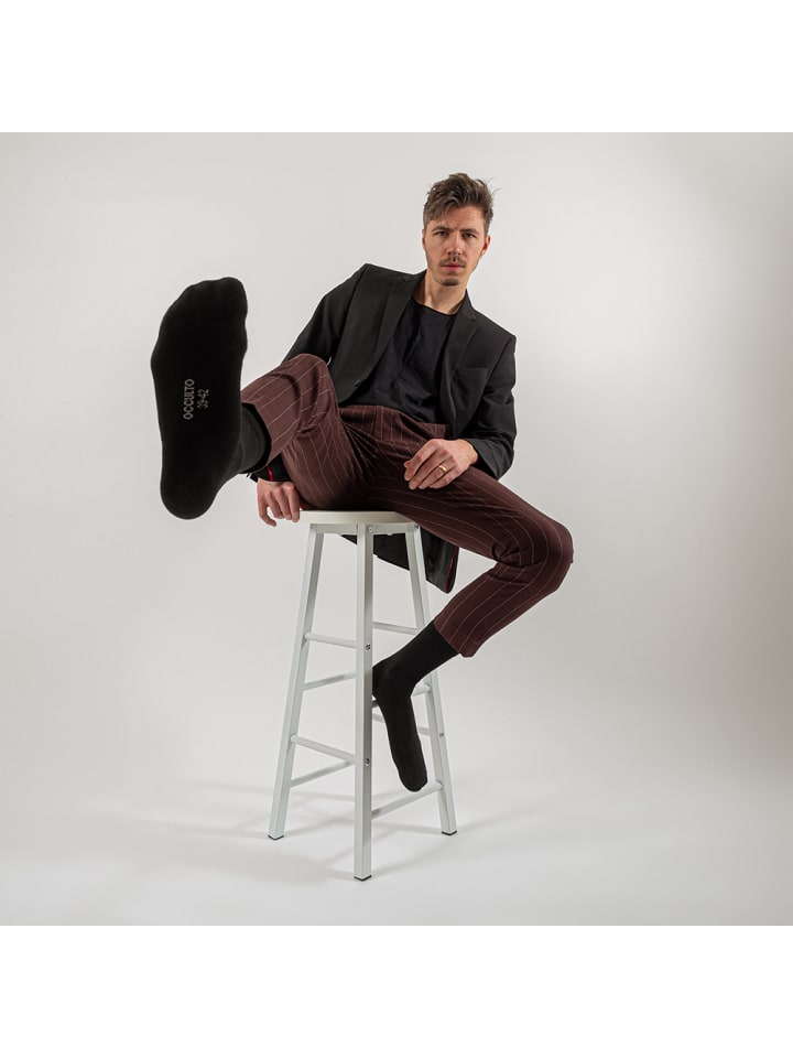 Occulto 12er Pack Business Socken Lukas in Schwarz günstig kaufen