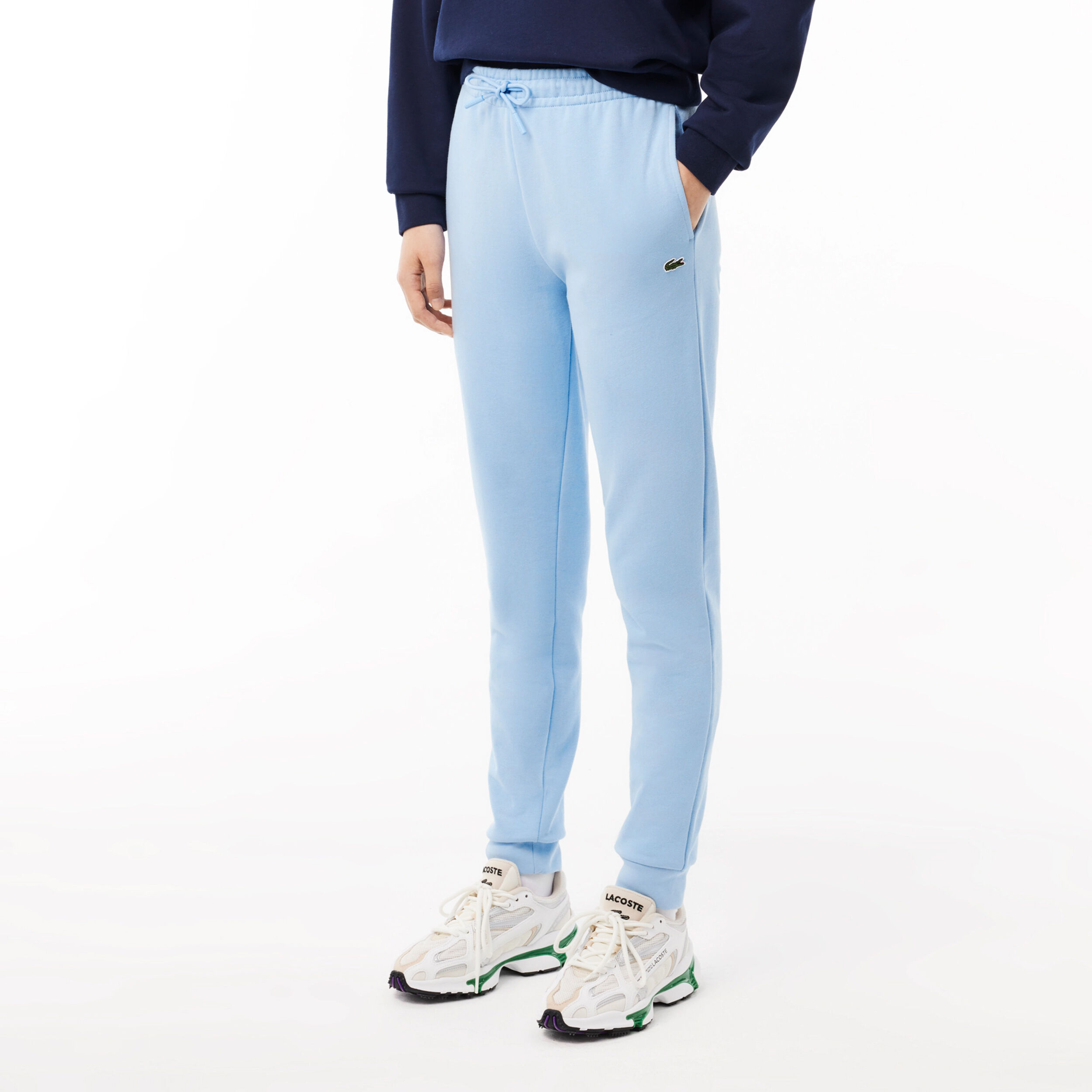 Lifestyle Fleece Trainingsanzug Damen - Hellblau