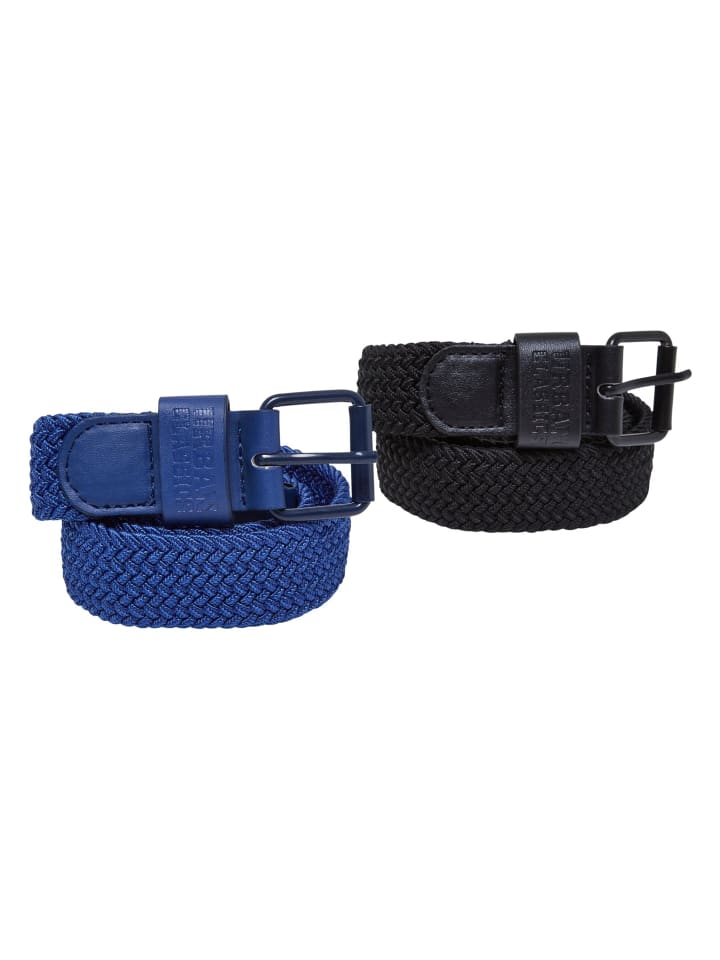 Urban Classics Urban Classics Gürtel in black/spaceblue günstig kaufen