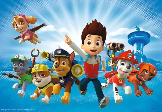 Kinderpuzzle ab 3 Jahren - Ryder und die Paw Patrol - 12 Teile