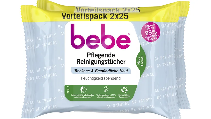 bebe pflegende Reinigungstücher Doppelpack