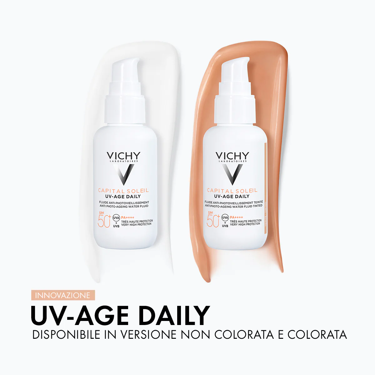 Capital Soleil Capital Soleil UV-Age Anti-Photoaging Fluid SPF50 - Suojaavat hoidot, tehokas aurinkosuoja kasvoille.
