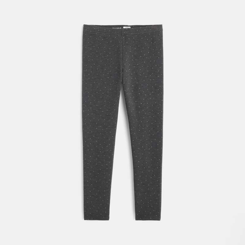 Legging chaud gris fille