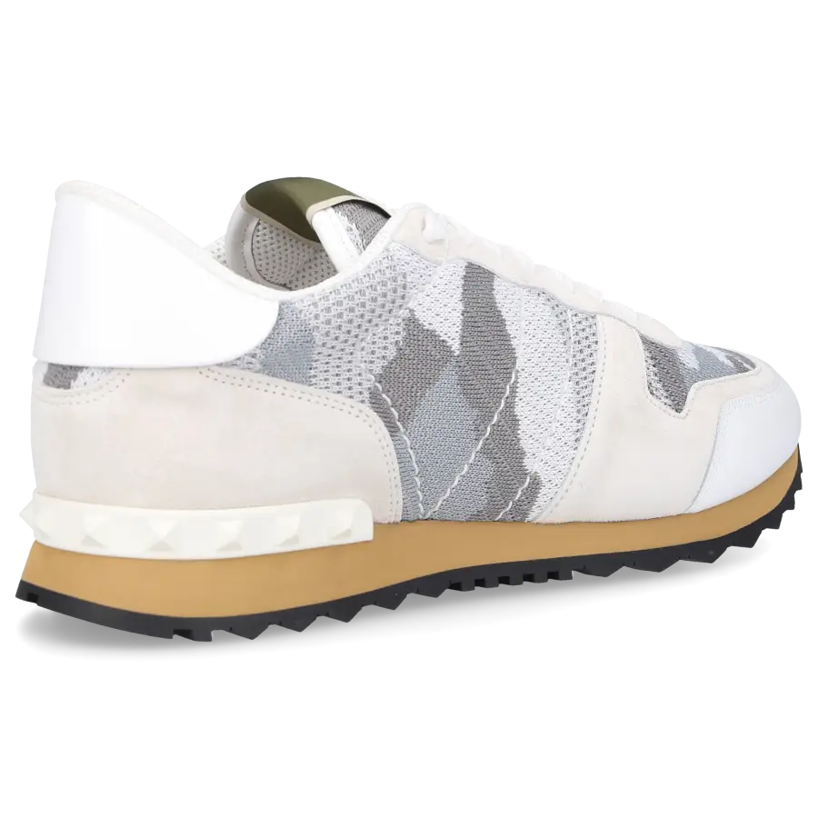 Valentino Garavani - Sneaker low ROCKRUNNER Textil - weiß