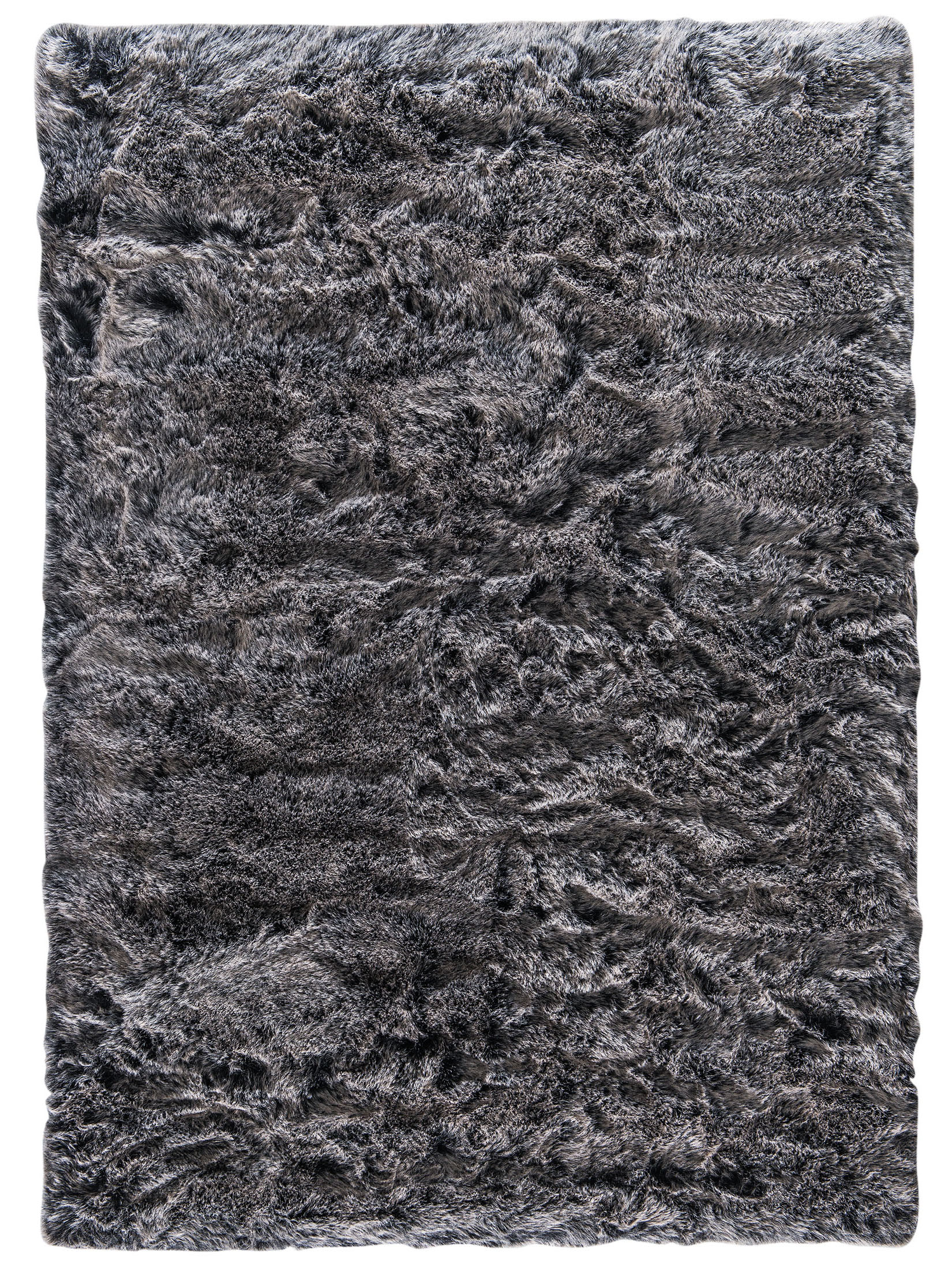 Skara Kunstfell-Teppich, Steingrau
