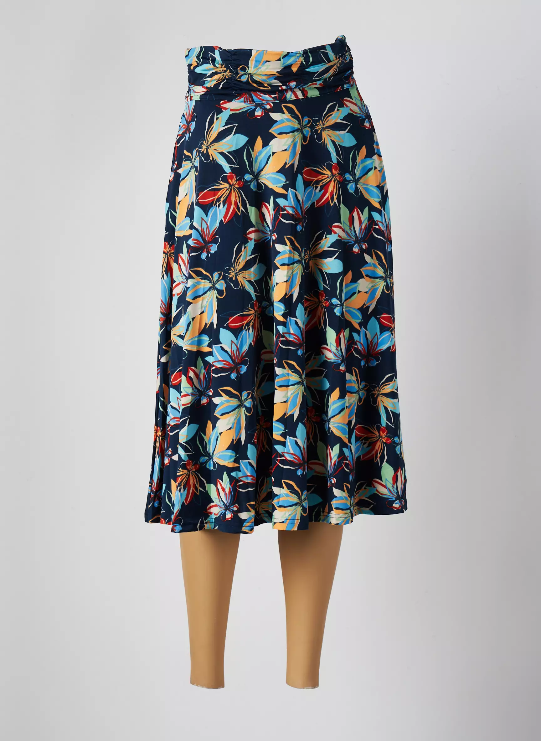 Md M Jupes Longues Femme couleur bleu