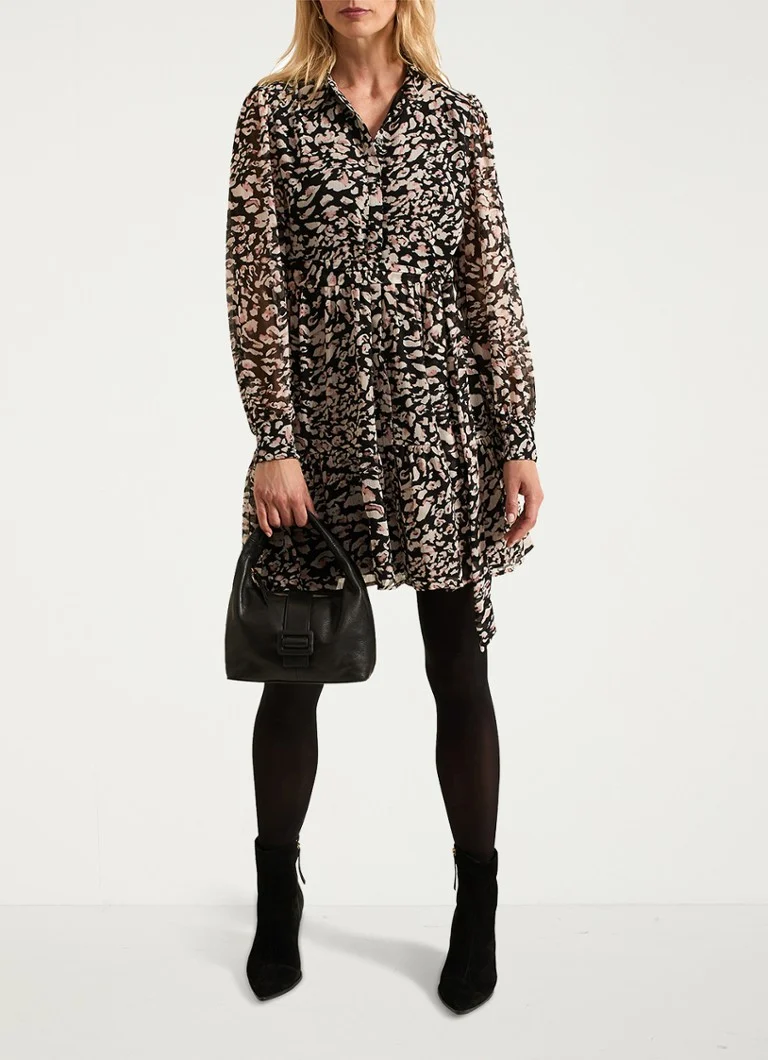 Rochie scurtă cu imprimeu leopard Aisling de la Phase Eight