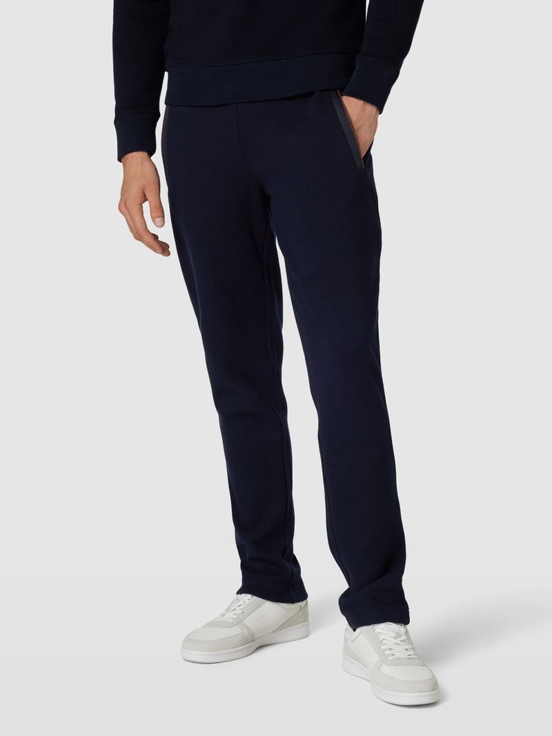 Sweatpants mit Gesäßtasche in marineblau