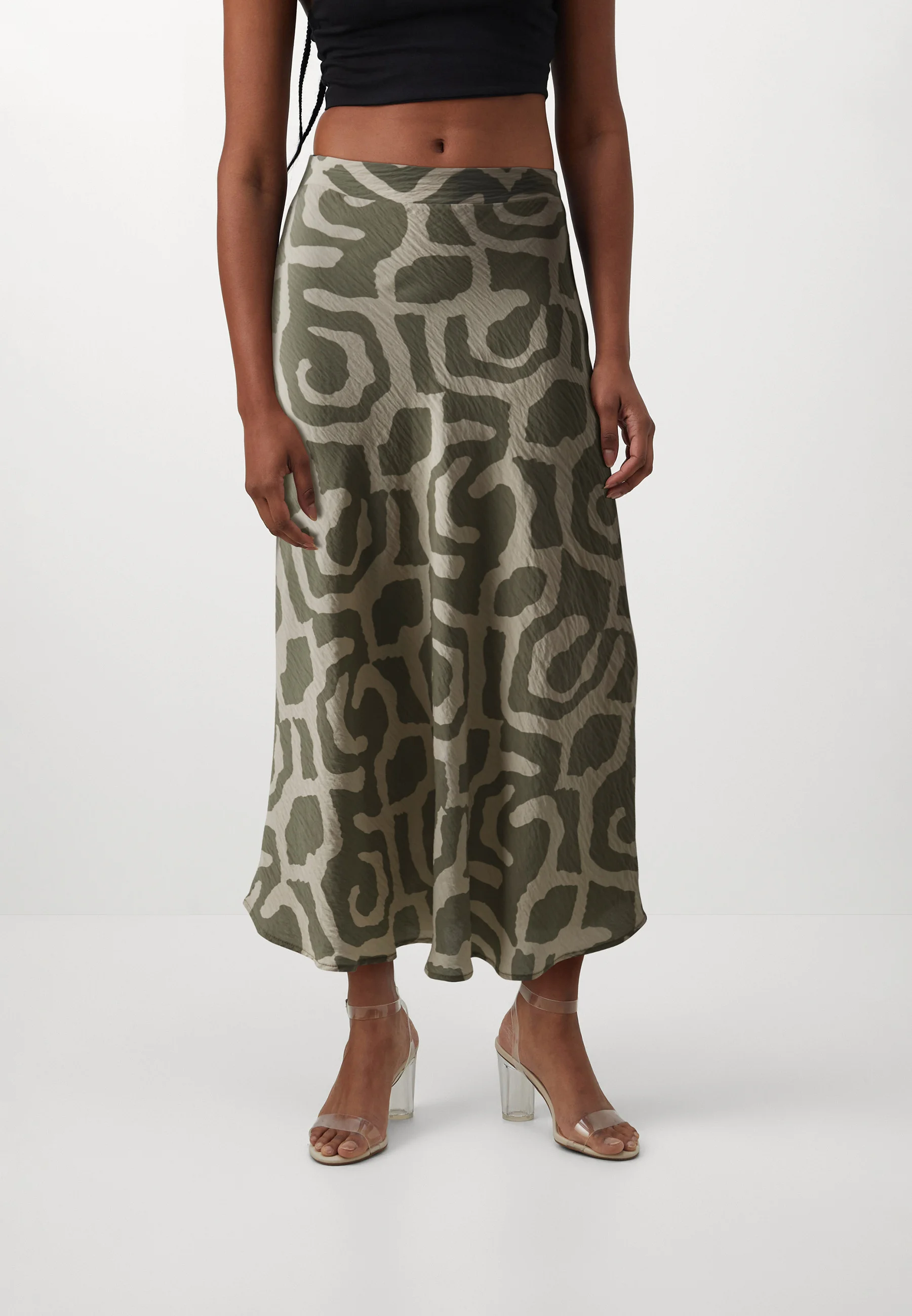 Vero Moda VMIRIS CALF SKIRT - Falda de corte A