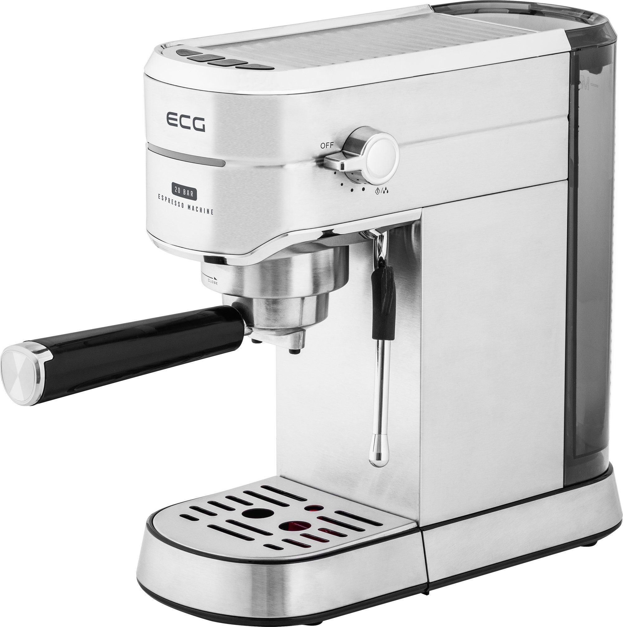 ECG Siebträgermaschine ESP 20501, SLIM-Design