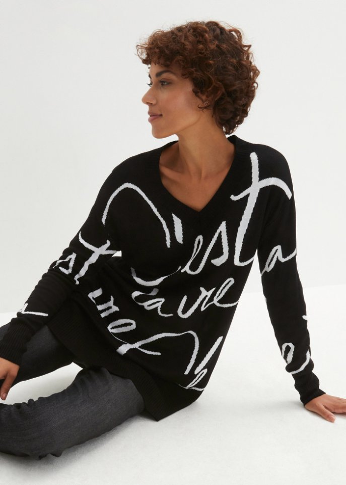 Pullover mit Schriftzug