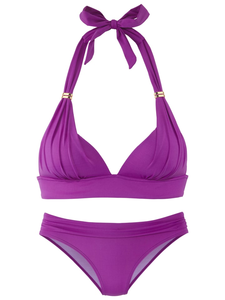 LASCANA Triangel-Bikini in lila günstig kaufen