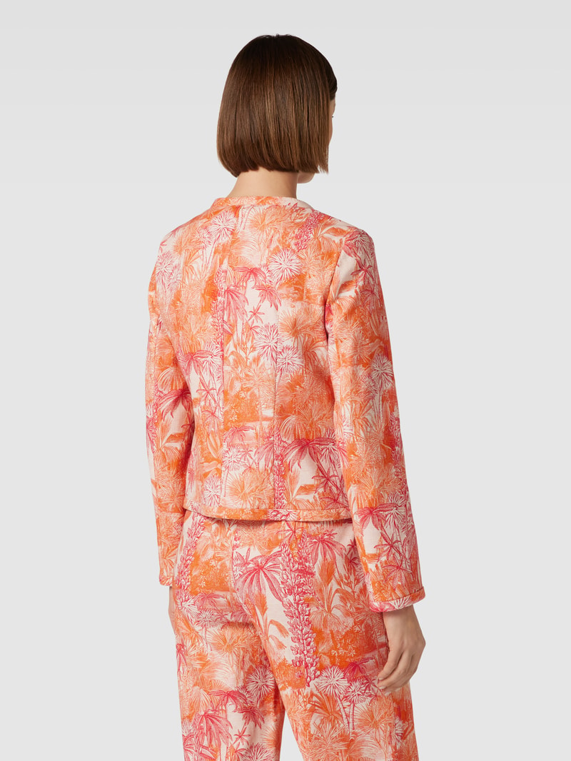 Blazer mit Allover-Muster Modell 'TIBET' in rot