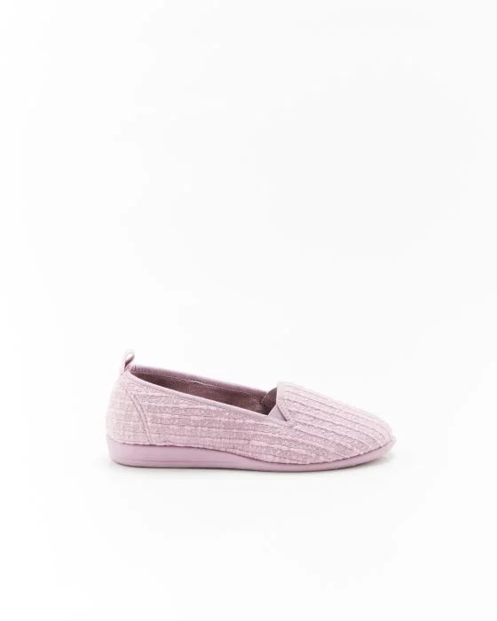 Ballerines velours gaufré Thermolactyl