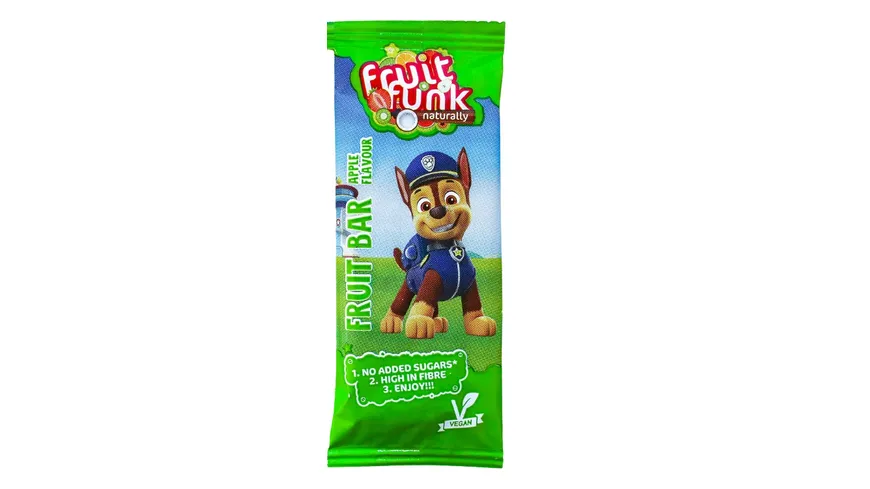 FRUIT FUNK Paw Patrol Fruchtriegel mit Apfelgeschmack 20 g