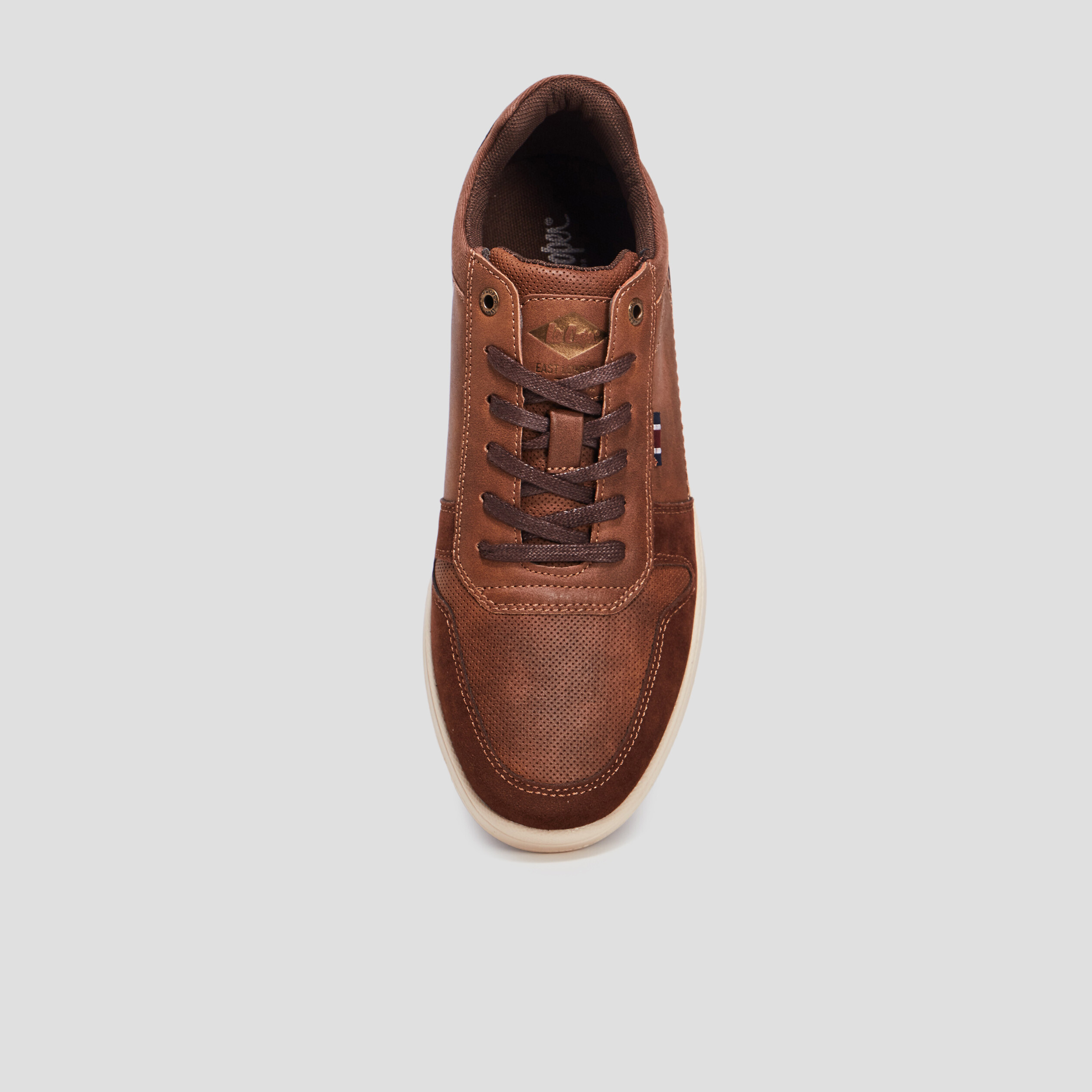 Baskets à lacets Lee Cooper marron homme | La Halle
