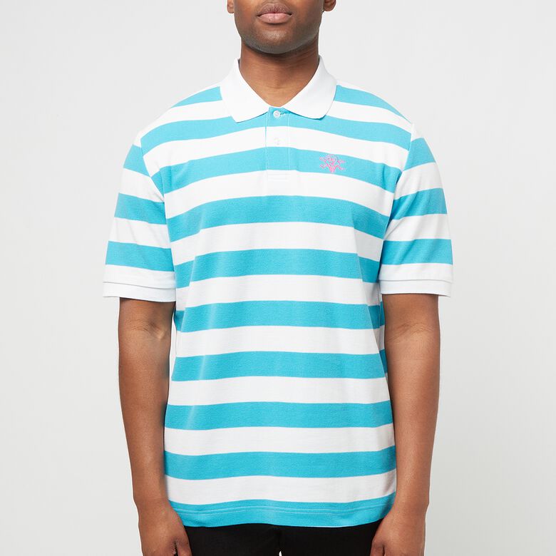 ICECREAM Striped Polo blue stripe