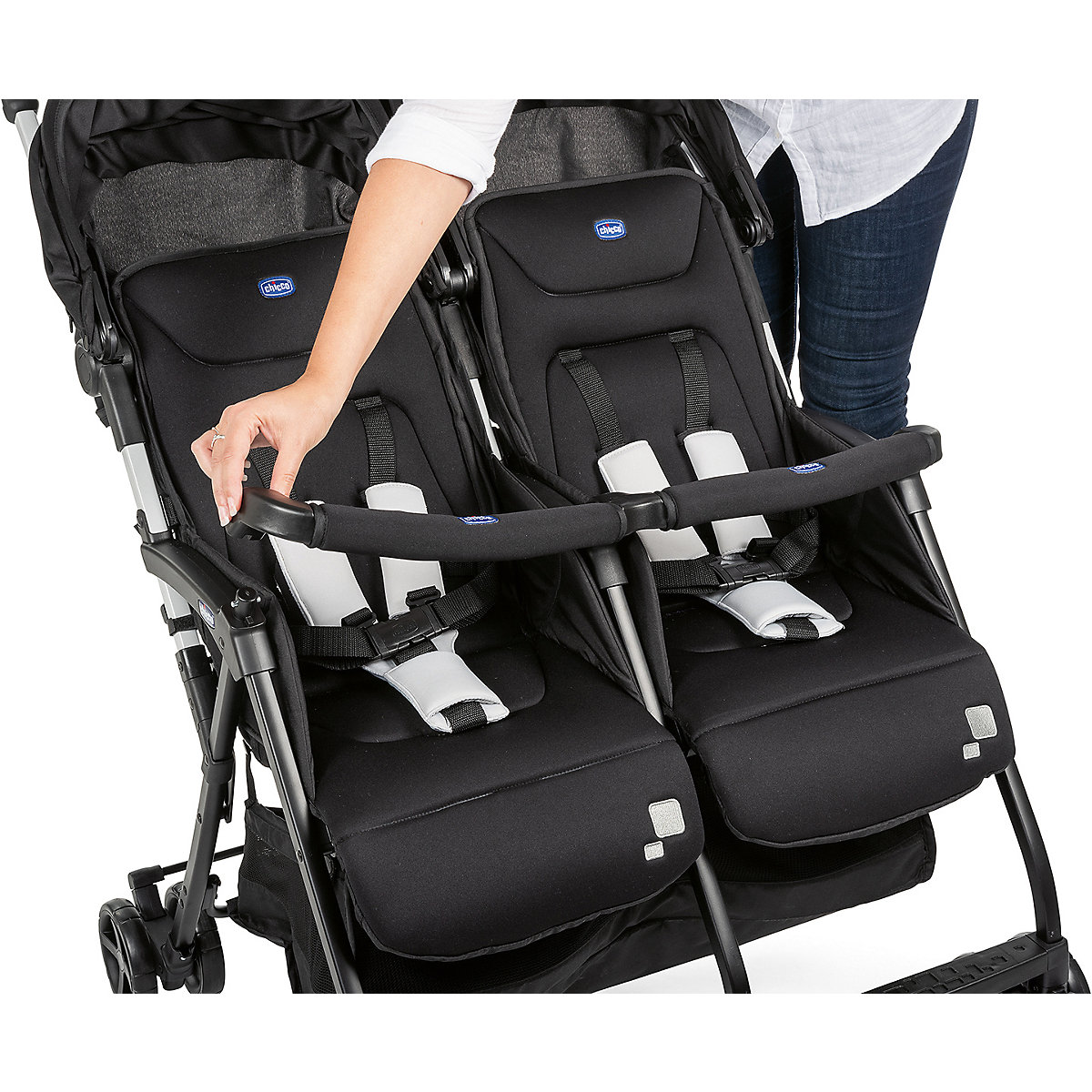 Zwillingsbuggy Ohlalà Twin, schwarz