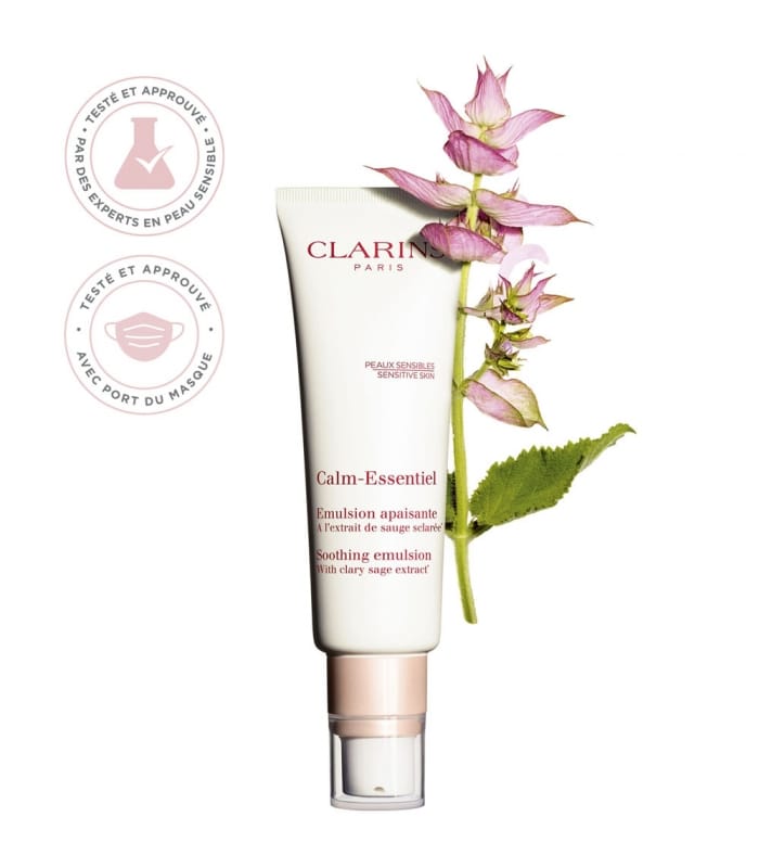 Clarins-CALM-ESSENTIEL EMULSION APAISANTE-A l’extrait de sauge sclarée*