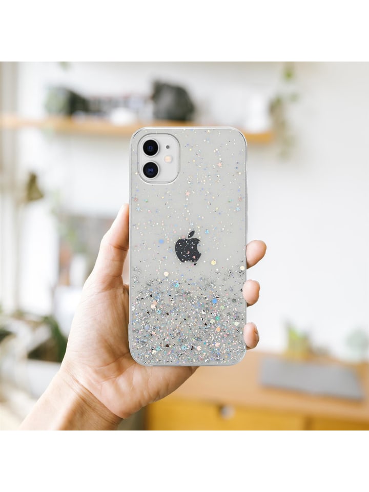 cadorabo Hülle für Apple iPhone 11 PRO Glitter in Transparent mit Glitter günstig kaufen iPhone 11 Pro