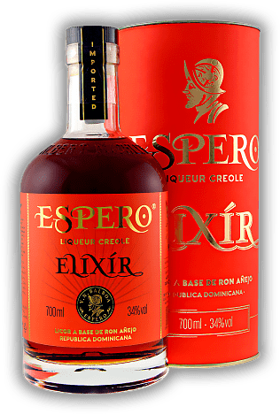 Espero Creole Elixir Espero Creole Elixir Ein Likör auf Rum-Basis, nicht nur für Damen. 0,7	 Liter - Vol 34%