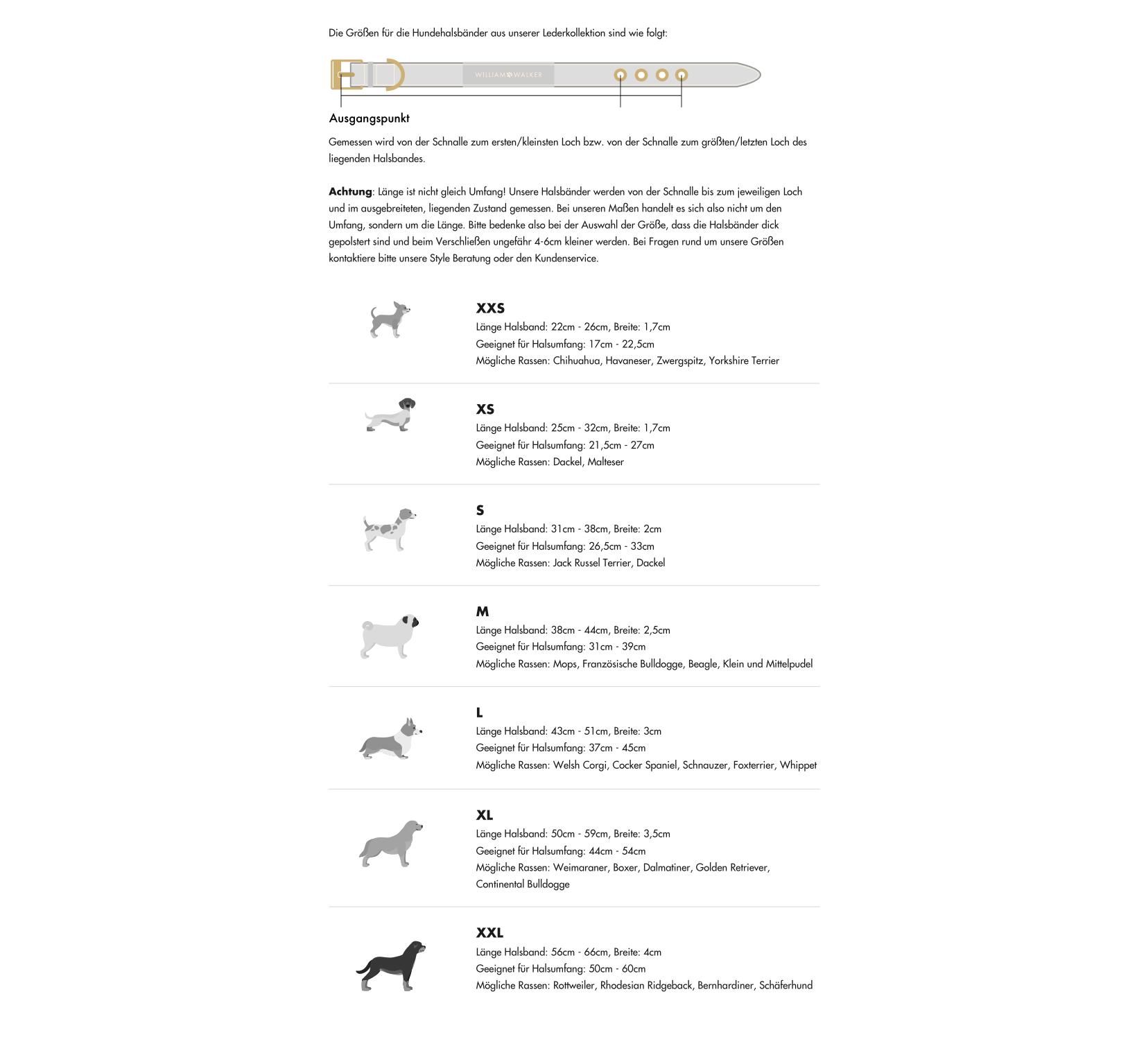 William Walker Hundehalsbänder William Walker Hundehalsband Plain Lavender XS