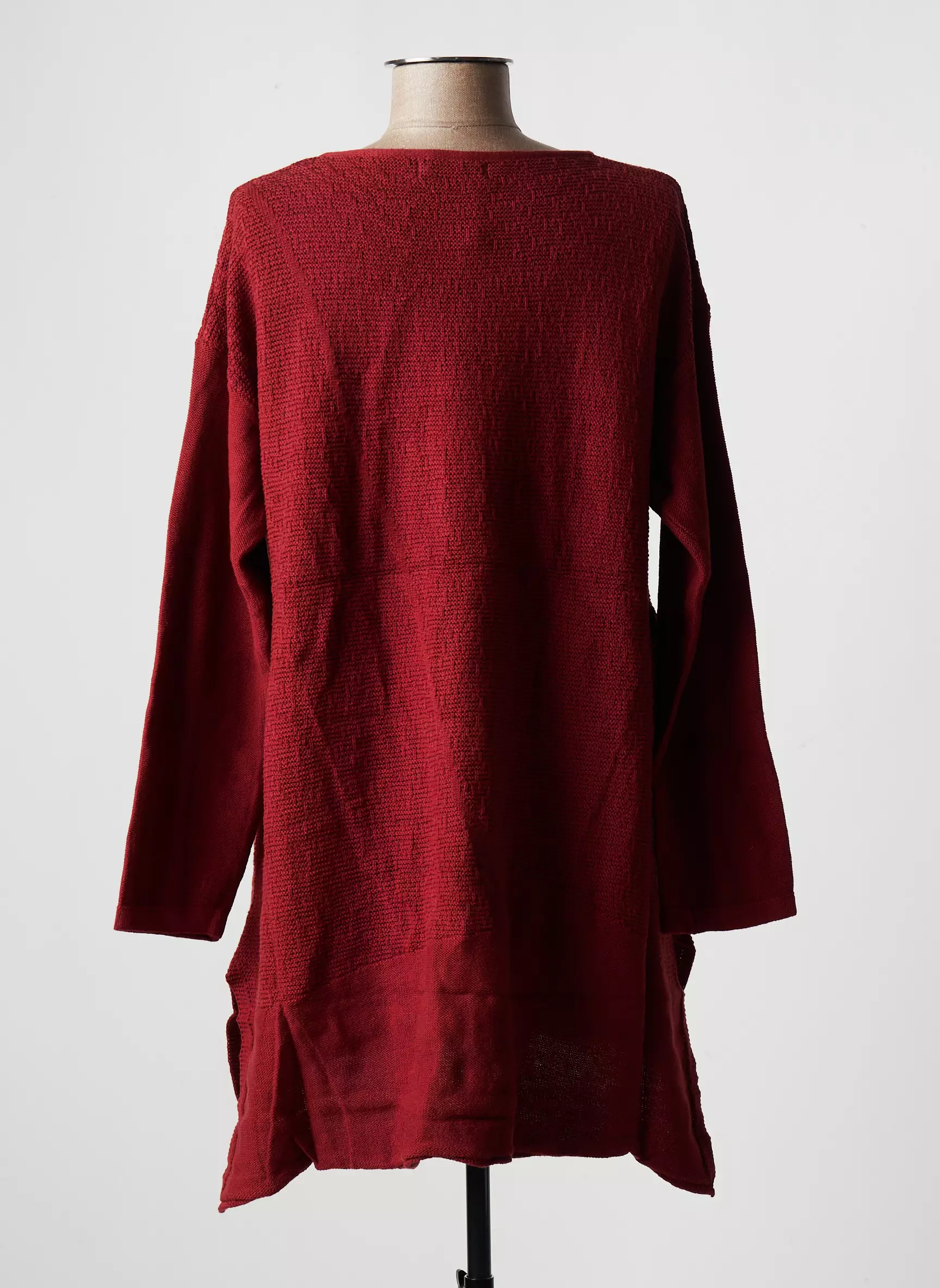 Purplerose Pull Tuniques Femme couleur rouge