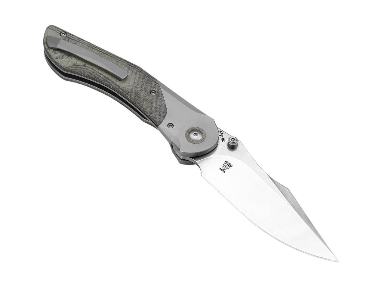Mystic Titanium Micarta Green