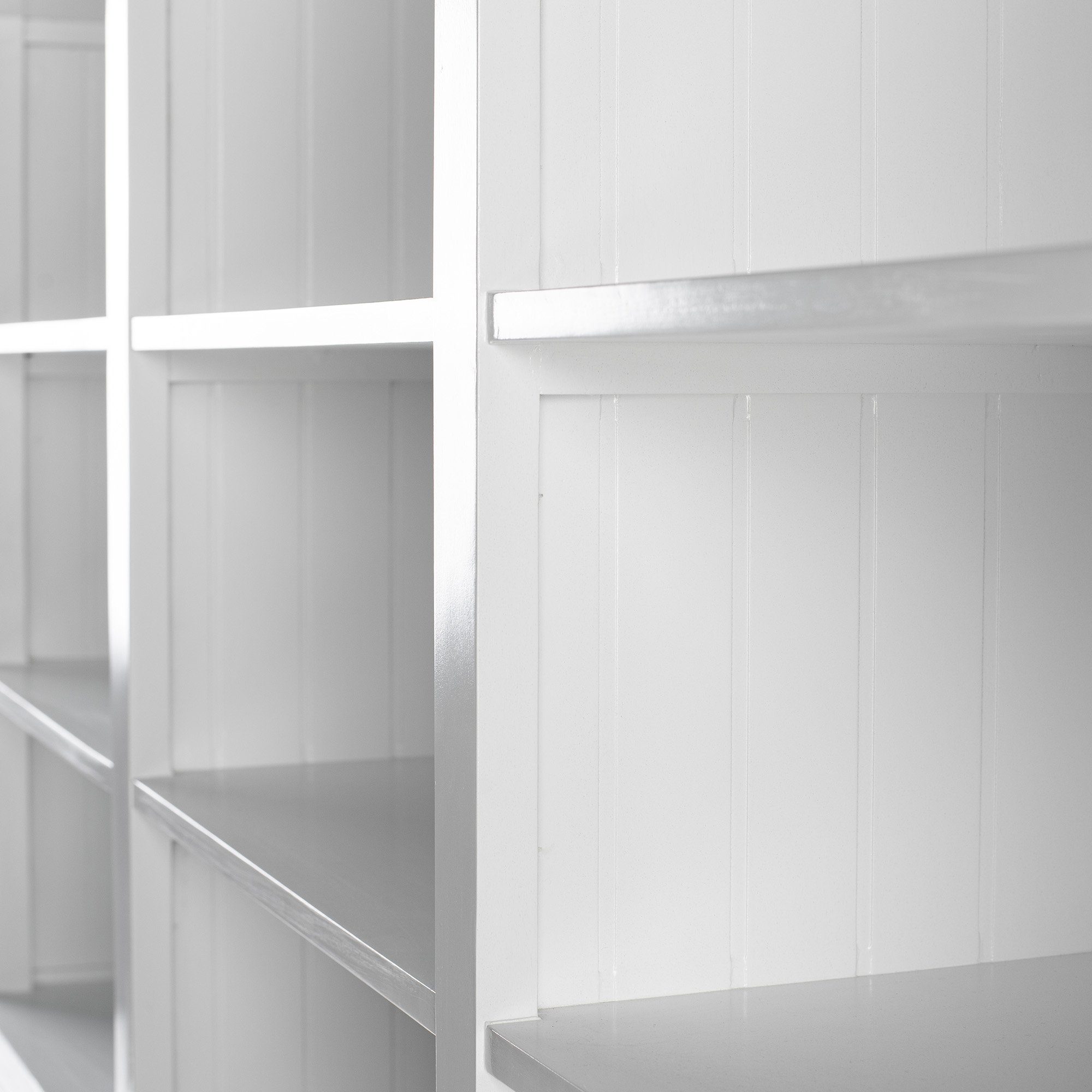 Novasolo Küchenbuffet Halifax Bücherschrank mit 6 Glastüren