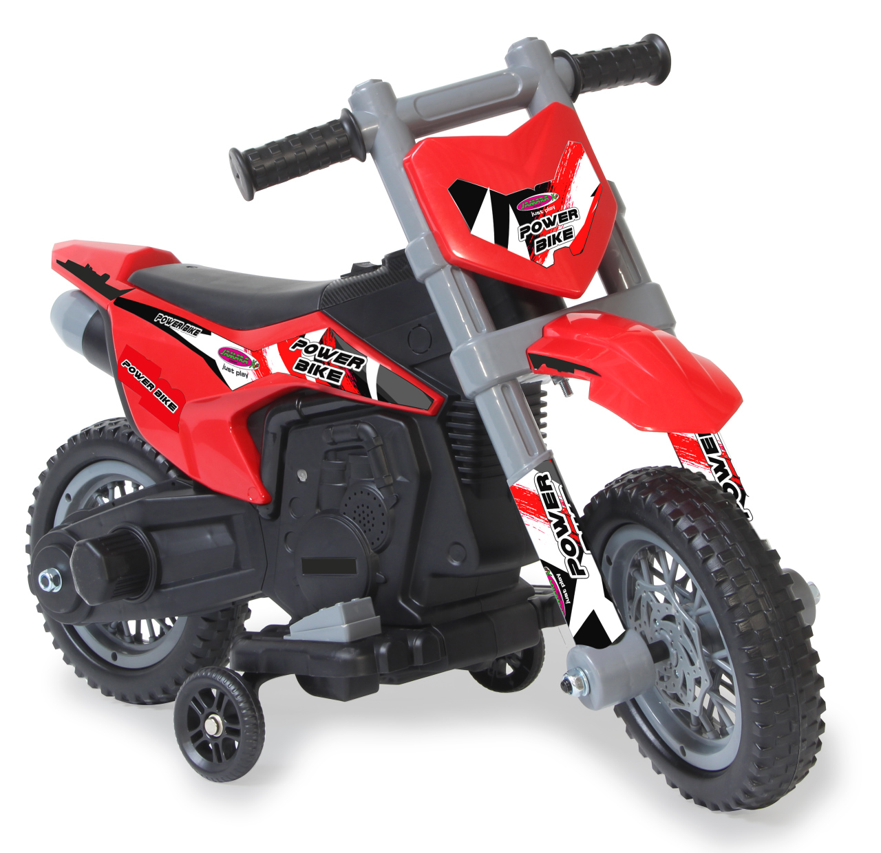 Jamara e.K. JAMARA-460677-Ride-on Motorrad Power Bike rot 6V