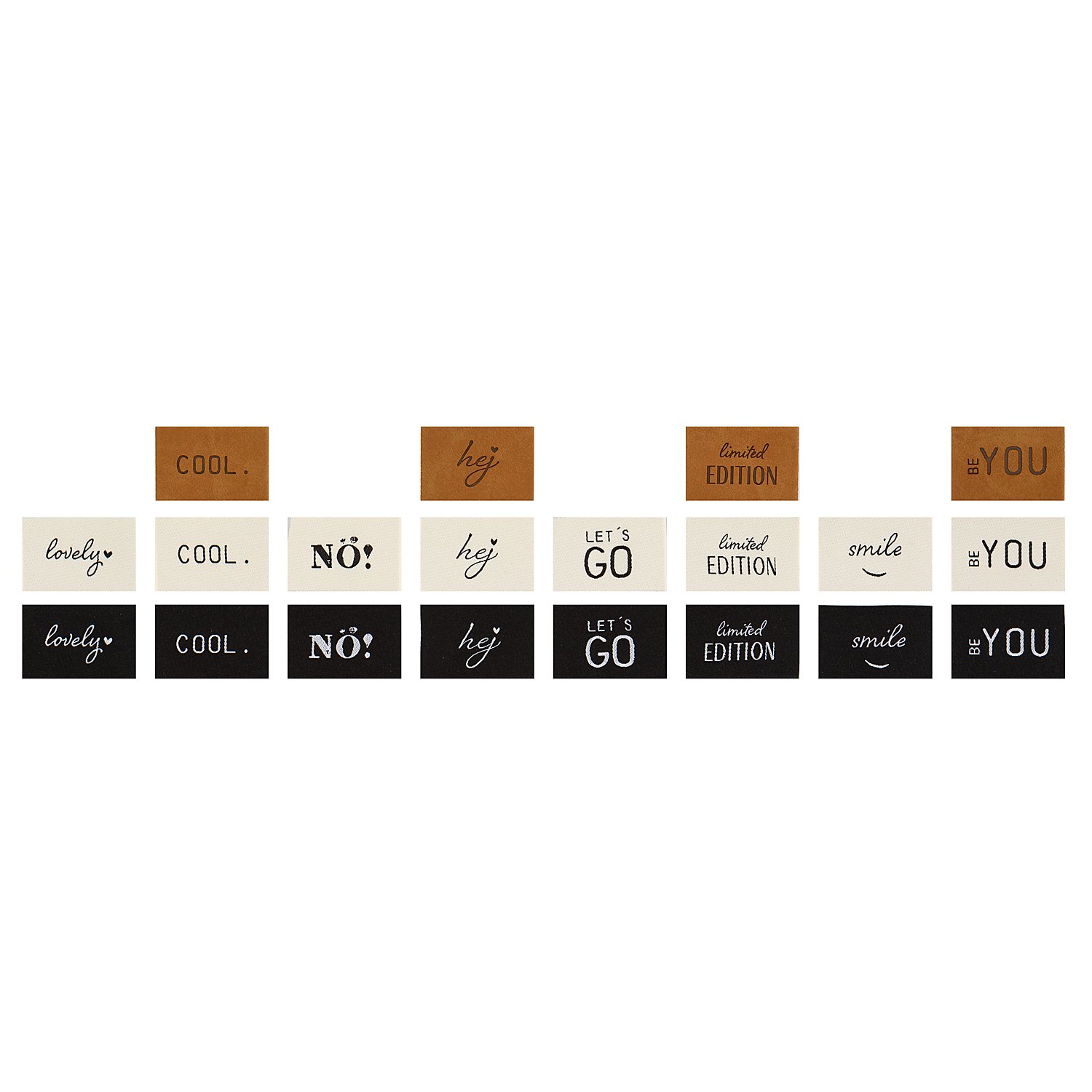 buttinette Label-Set 