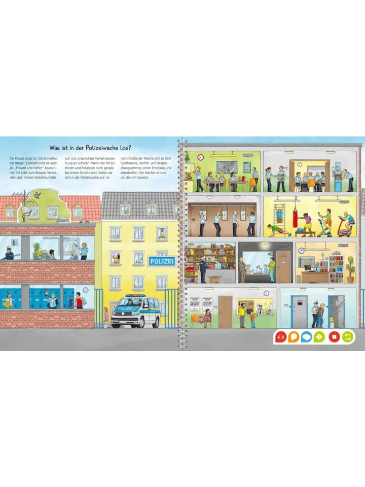 Ravensburger tiptoi® Wieso? Weshalb? Warum? Unterwegs mit der Polizei günstig kaufen onesize