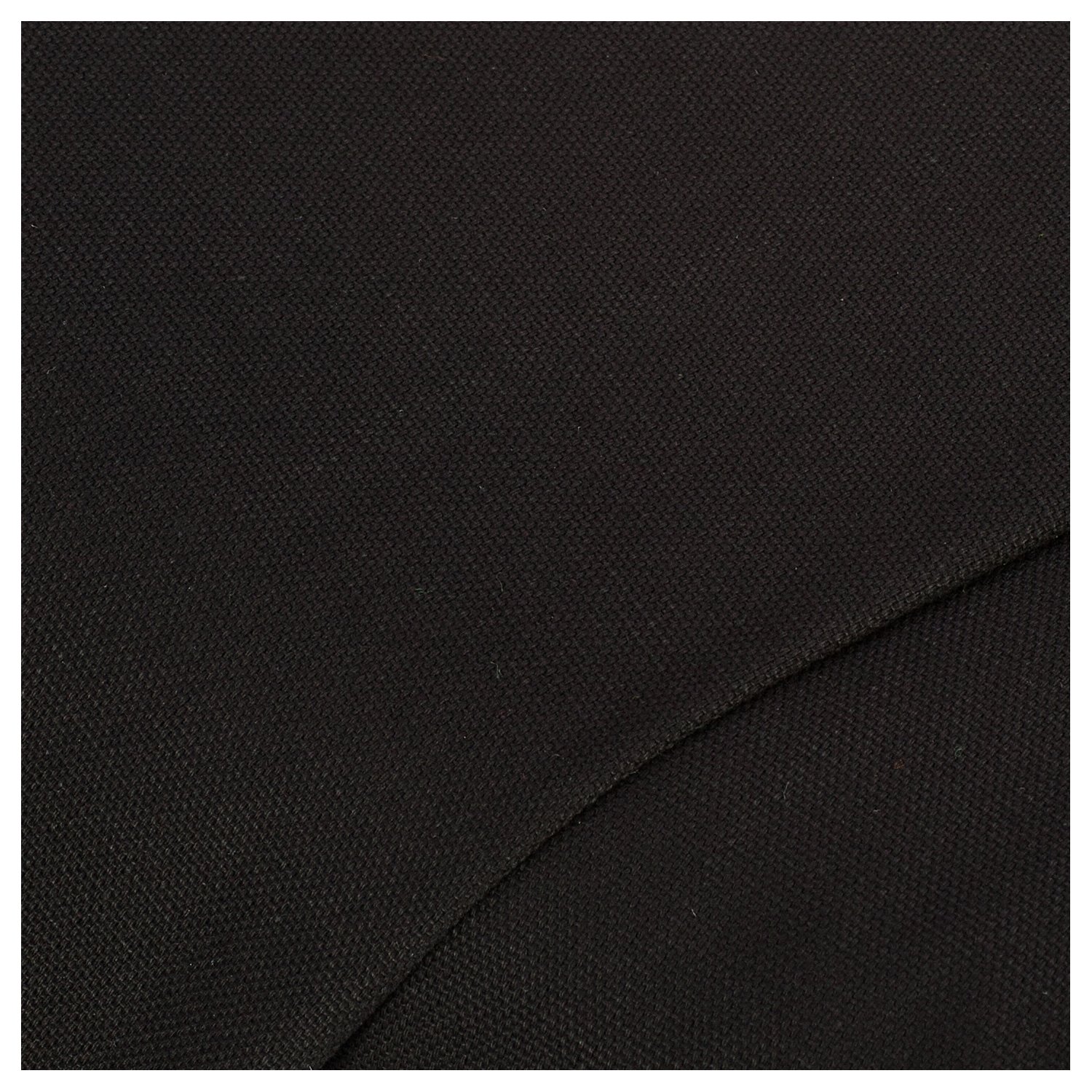 Baumwoll-Canvas, schwarz