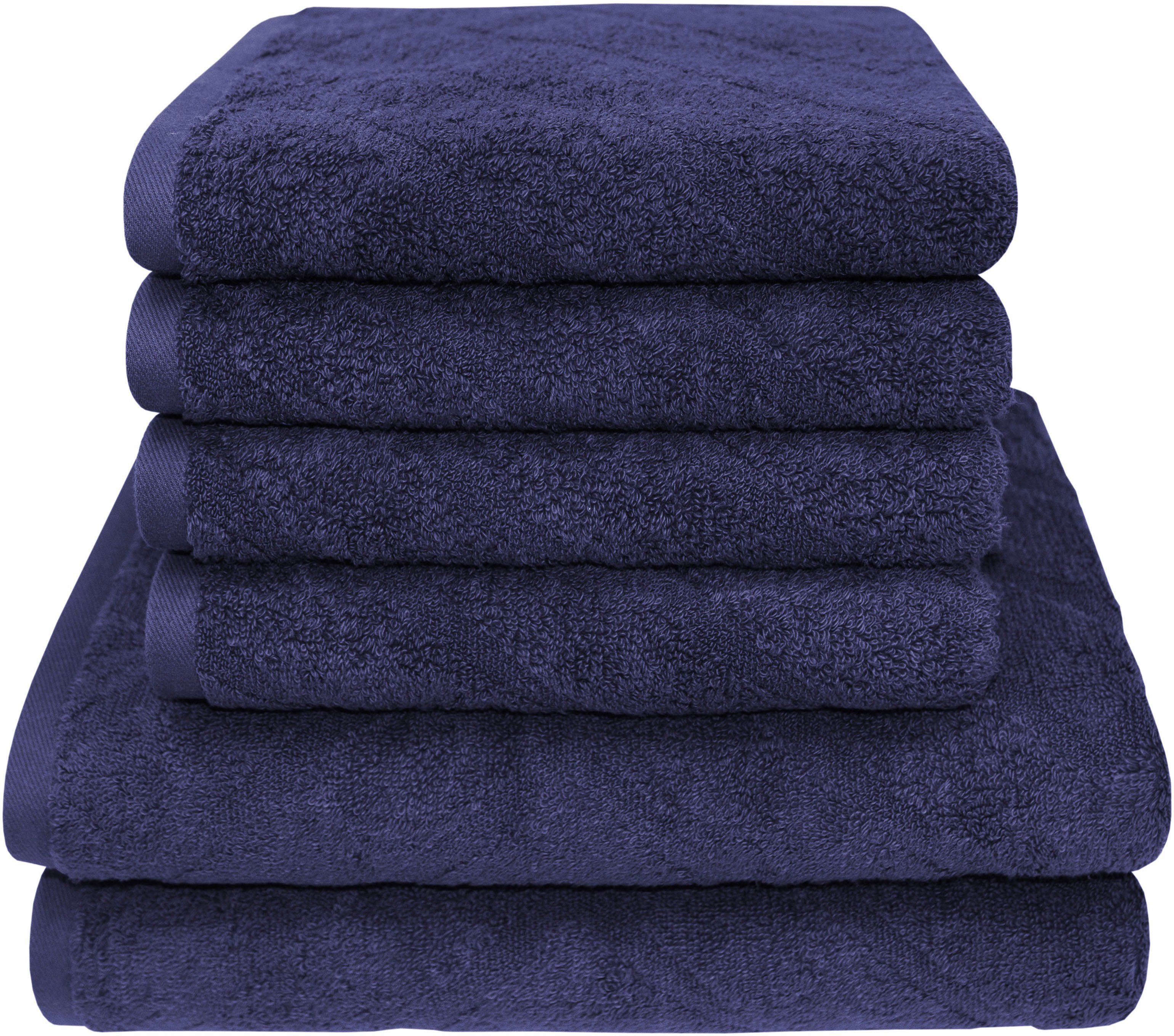 Dyckhoff Handtuch Set City Lights, Walkfrottier, (Set, 6-tlg)