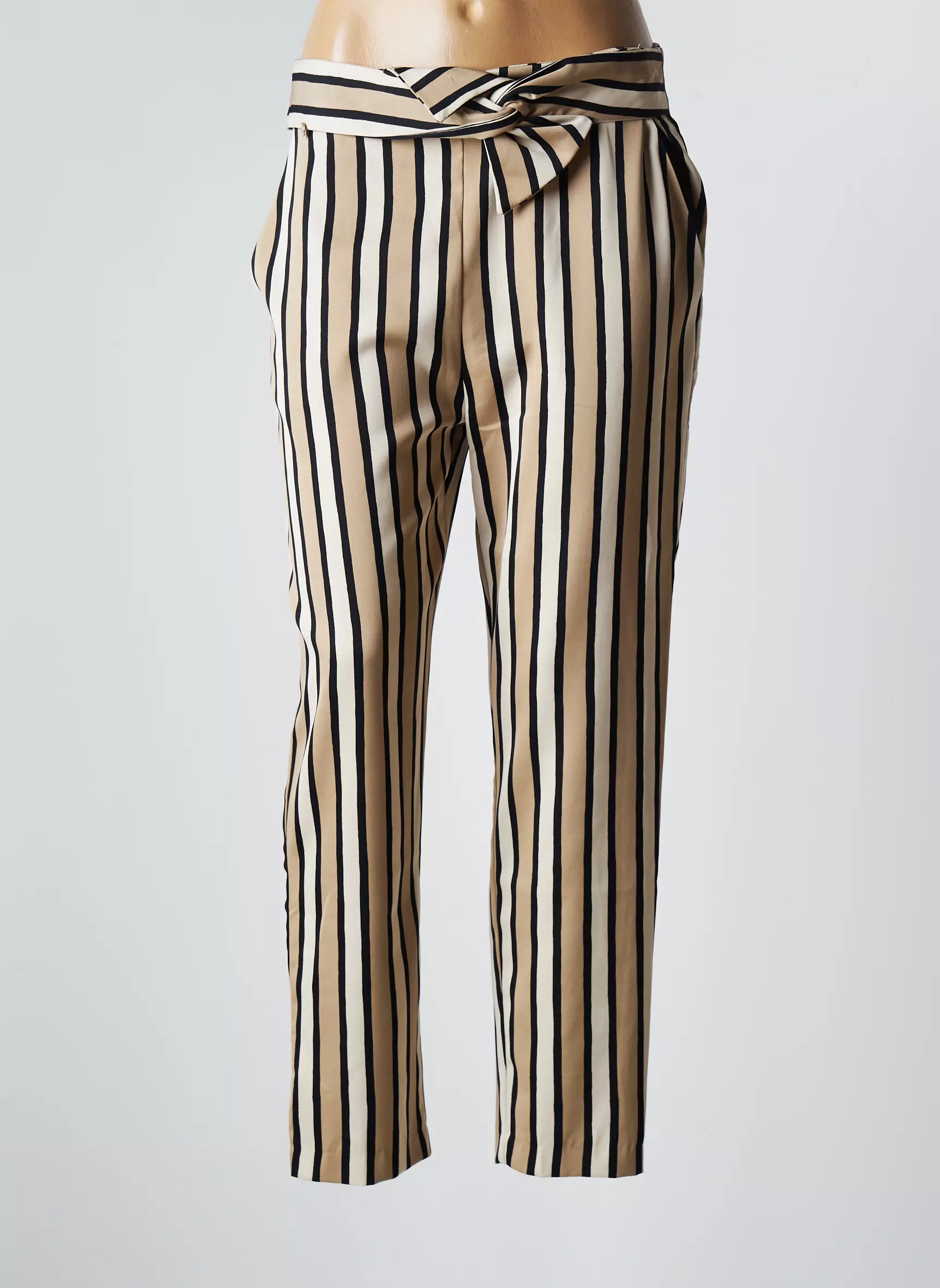 Rinascimento Pantalons Droits Femme couleur beige