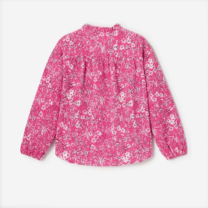 Blouse fille tubique rose à imprimés Catimini