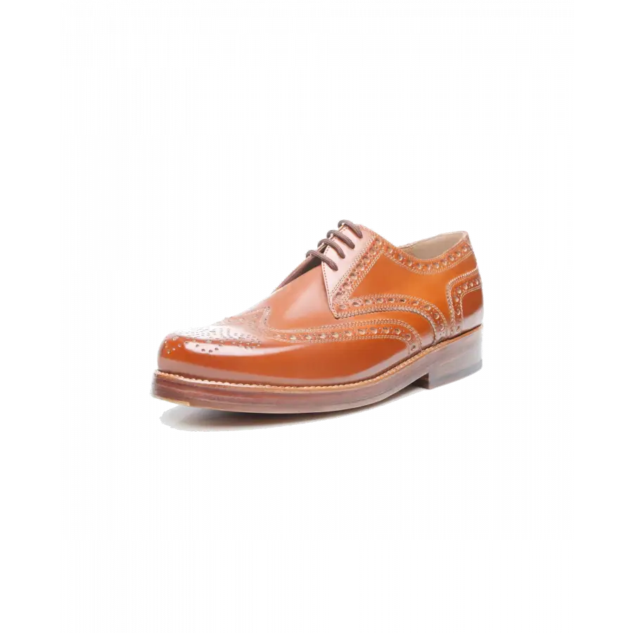 Heinrich Dinkelacker - Businessschuhe Derby RO FULL-BROGUE AC Kalbsleder - beige