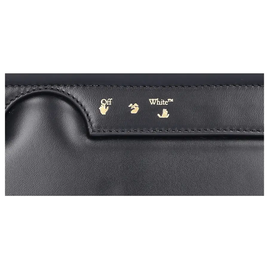 Off-White - Crossbody BURROW 22 Kalbsleder - schwarz