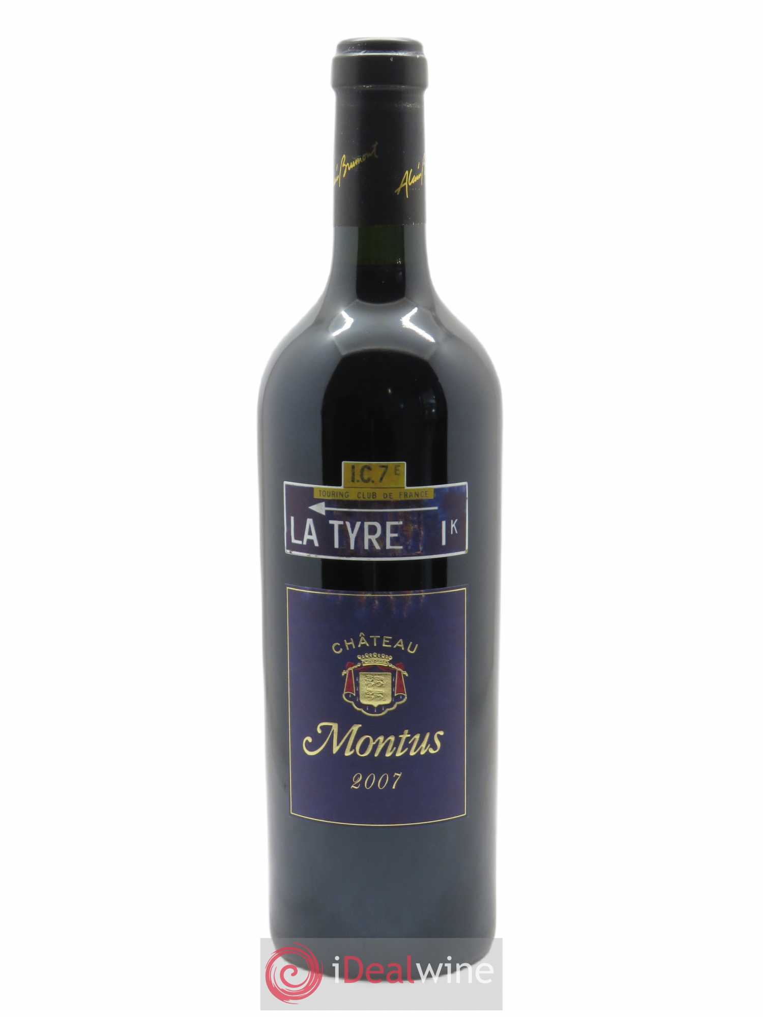 Madiran Château Montus-La Tyre Alain Brumont  2007 - Lot de 1 Bouteille