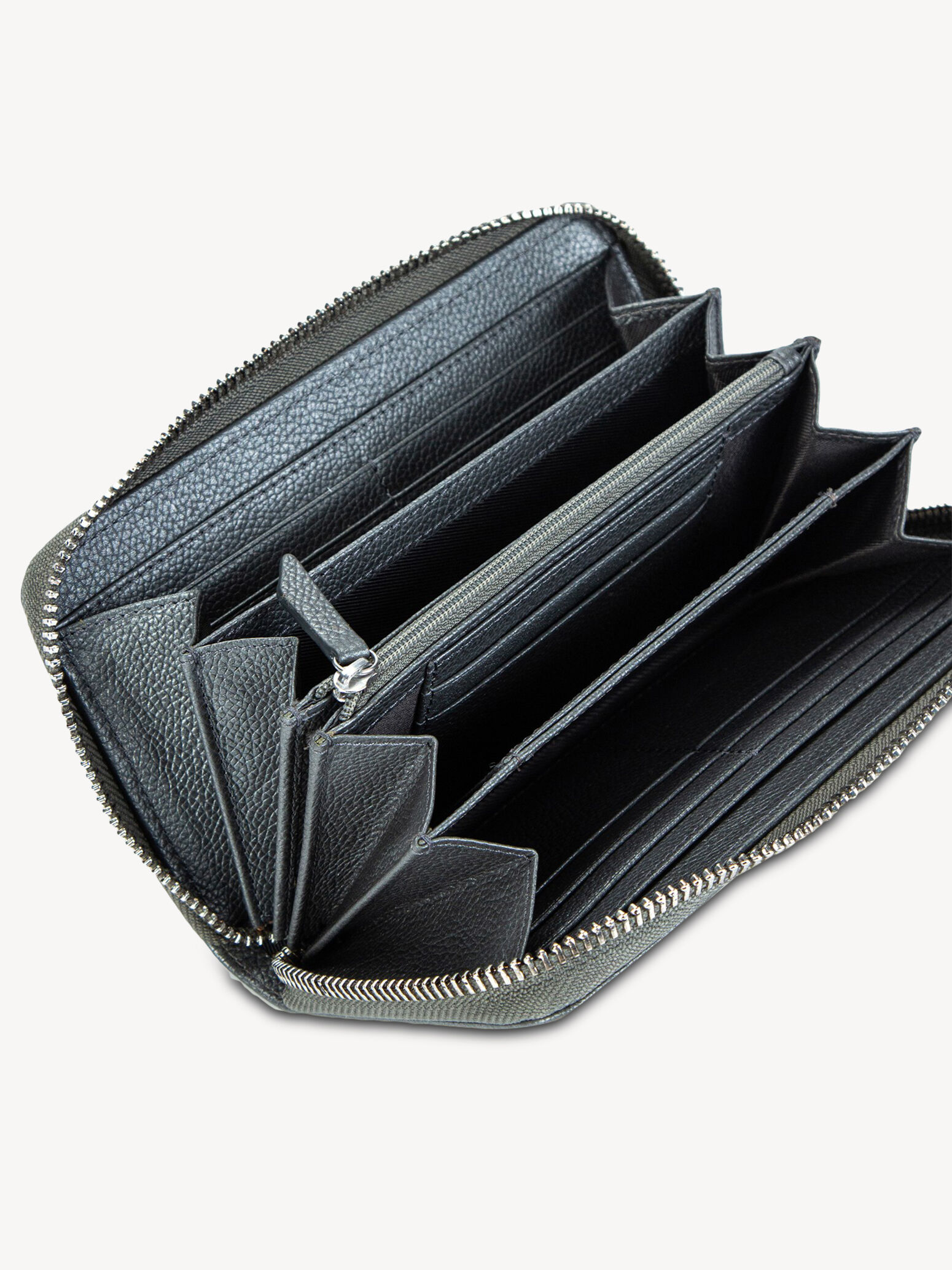 Portefeuilles en cuir - argentés