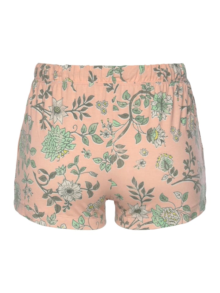 LASCANA Schlafshorts in rosa günstig kaufen