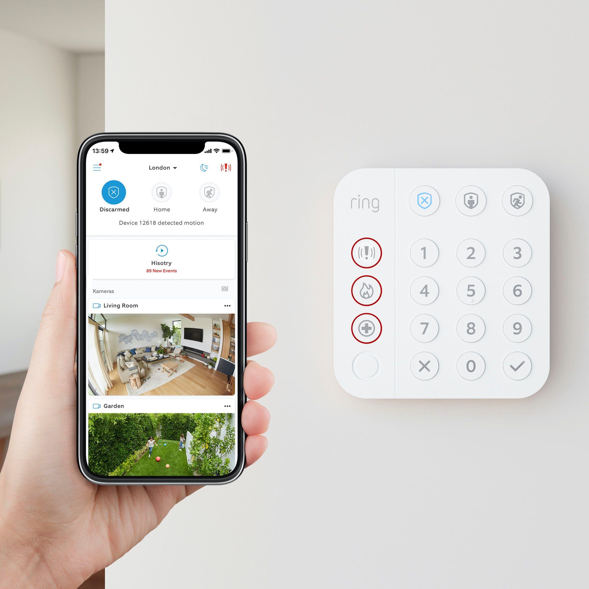 Ring Alarm Security Kit, 5 piece - 2nd Generation Gefahrenmeldeanlage