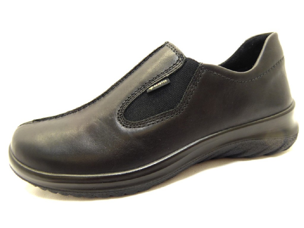 SUPERFIT Sportliche Slipper schwarz Halbschuh Leder  SOFTBOOT 4.0
