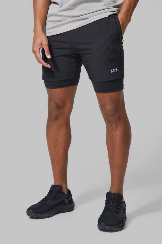 Man Active 2-in-1 Shorts
