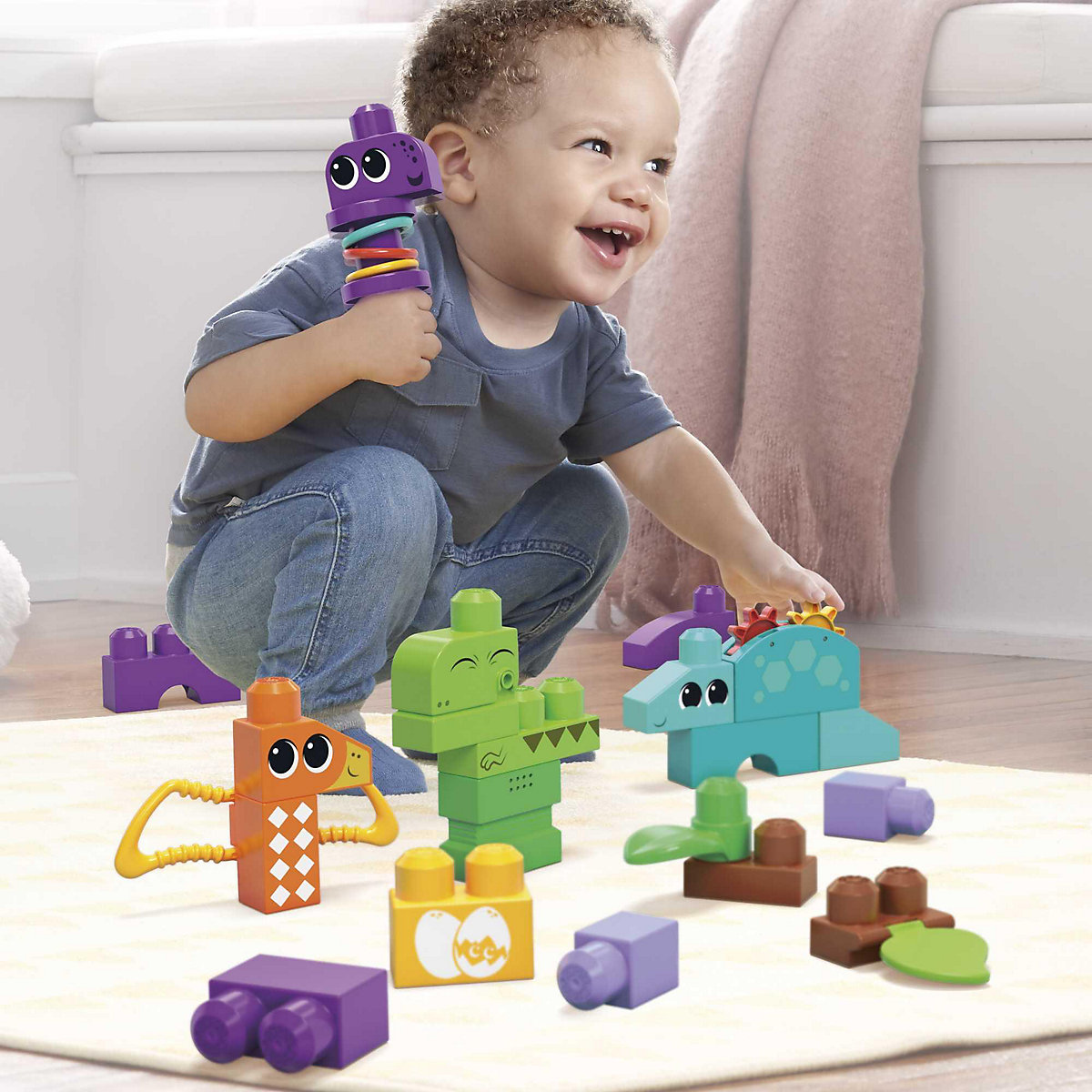MEGA BLOKS Quietsch- & Kauspaß Dinos