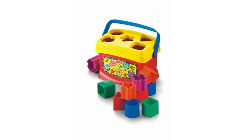 Fisher-Price Babys erste Bausteine, Motorikwürfel, Steckspiel, Bauklötze, Steckwürfel