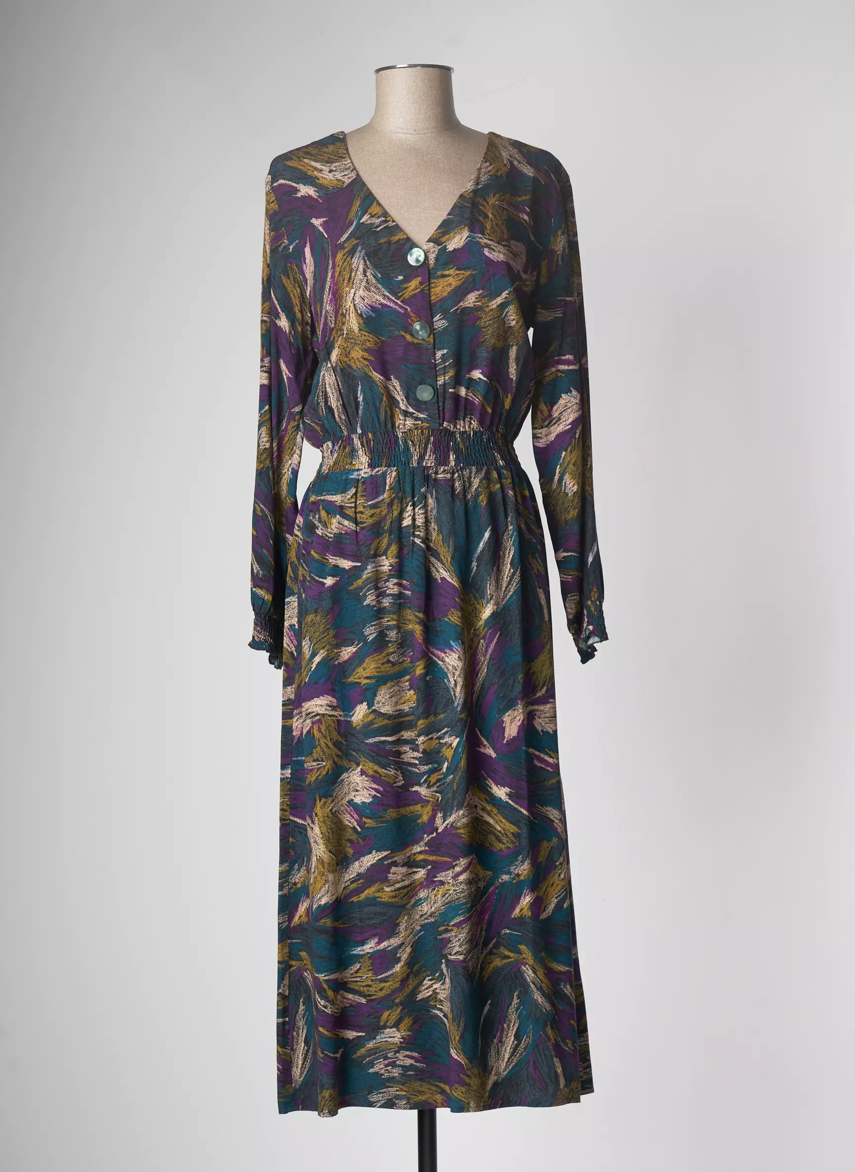 Des Petits Hauts Robes Longues Femme couleur vert